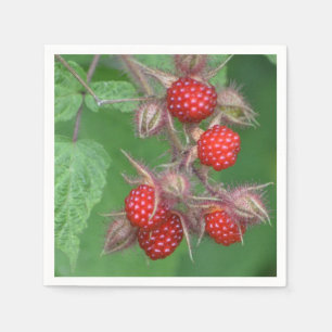 Rote Himbeerpapierserviette Serviette