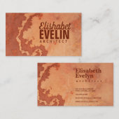 Rote Hintergrundtextur mit marmoriertem Hintergrun Visitenkarte (Vorne/Hinten)