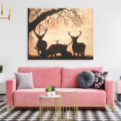 Rote Hirschstäbchen Gestohlene Leinwand (Insitu (Wohnzimmer))