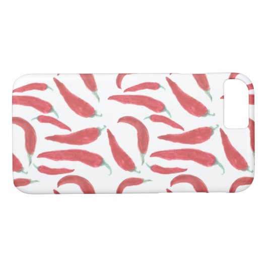 Rote Hitzefrost Case-Mate iPhone Hülle (Rückseite (Horizontal))