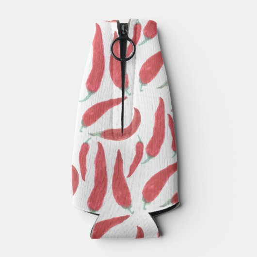 Rote Hitzefrost Flaschenkühler (Rückseite)