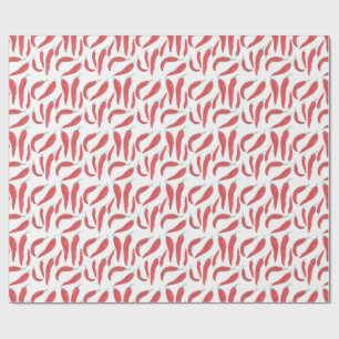 Rote Hitzefrost Geschenkpapier