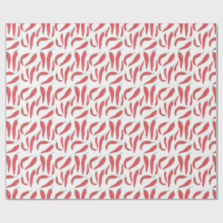 Rote Hitzefrost Geschenkpapier