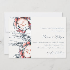 Rote Hochzeit der Marine Einladung