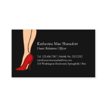 Rote hohe Heels-Stilett-Art