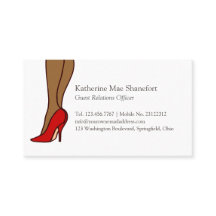 Rote hohe Heels-Stilett-Mode