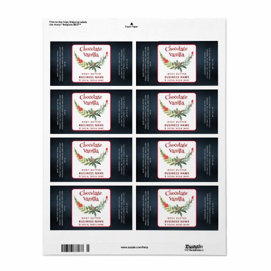 Rote Holiday-Hole-Brunch-Typografie (Vorne)