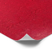 ROTE HOLZTÜR POSTER (Ecke)