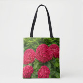Rote Hortensien-Tasche Tasche (Vorderseite)