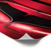 Rote Hosenschale mit Bow Poster (Ecke)