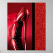 Rote Hosenschale mit Bow Poster (Vorne)