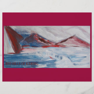 ROTE HÜLLEN DES ICEBERG SCRAPBOOK PAPIERS