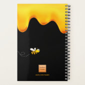 Rote Hummeln-Hummeln-Honig 2026 Planer (Rückseite)