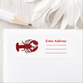 Rote Hummer-Aufkleber Lighthouse Route (Insitu)