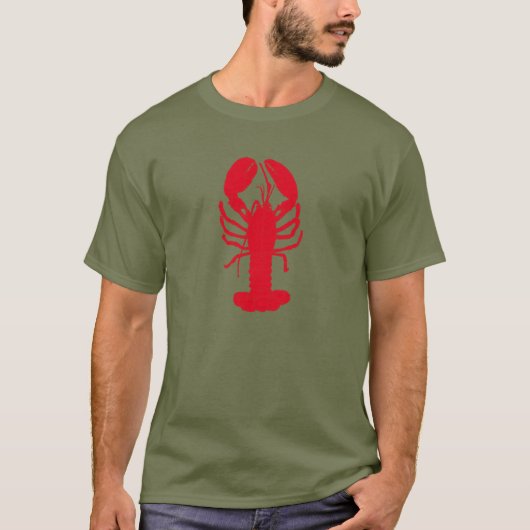 Rote Hummer-Geschichten T-Shirt (Vorderseite)
