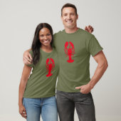 Rote Hummer-Geschichten T-Shirt (Unisex)