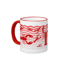 Rote Hummer in den roten Wellen, Spaß