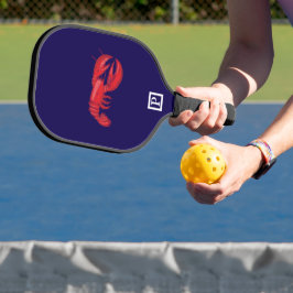 Rote Hummer Monogram Navy Pickleball Schläger