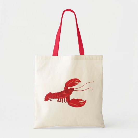 Rote Hummer-Taschen-Tasche Tragetasche (Vorne)