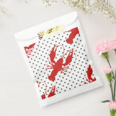 Rote Hummerpolka-Punkte weiß Geschenktütchen (Versiegelt)