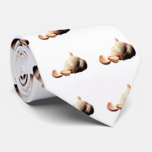 Rote Hunderanch - Knoblauch-Krawatte Krawatte (Gerollt)