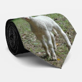 Rote Hunderanch - Lamm Krawatte (Gerollt)