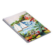 Rote Hütte an der Bucht II Notizblock (Rechte Seite)