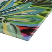 Rote Hütte an der Bucht II Schneidebrett (Ecke)