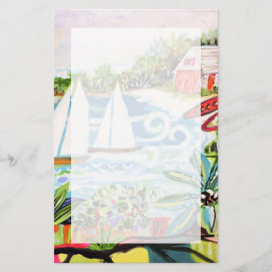 Rote Hütte von Bay II Briefpapier