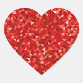 Rote Imitate Aufkleber für das Herz (Vorderseite)