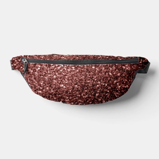 Rote Imitate Glitzer Glitzern Bauchtasche (Ablage )