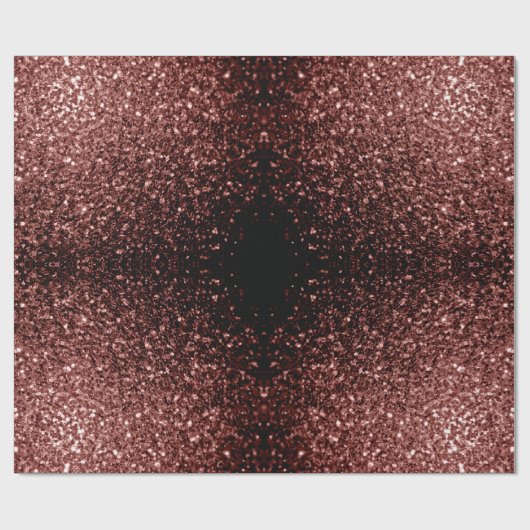 Rote Imitate Glitzer Glitzern Geschenkpapier (Flach)