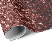 Rote Imitate Glitzer Glitzern Geschenkpapier (Rolleneckpunkt)