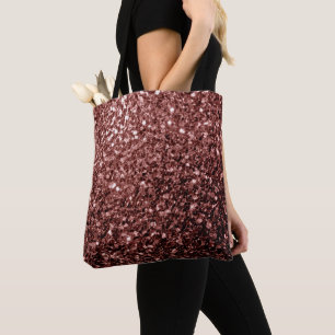 Rote Imitate Glitzer Glitzern Tasche