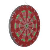 Rote Imitate Leather Textur Dartscheibe (Vorderseite Links)