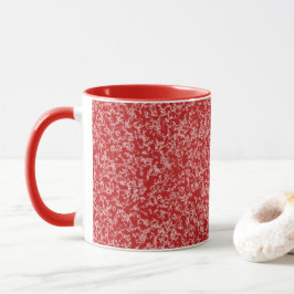 Rote Imitate Tasse aus Marmor