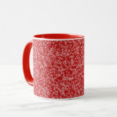Rote Imitate Tasse aus Marmor (Vorderseite Links)