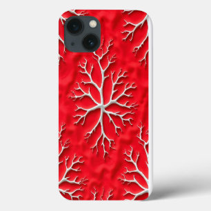 Rote iPhone-Hülle mit geprägtem Design Case-Mate iPhone Hülle