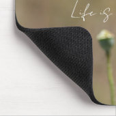 Rote Islandmohnblume (Fotografie von mir) Mousepad (Ecke)