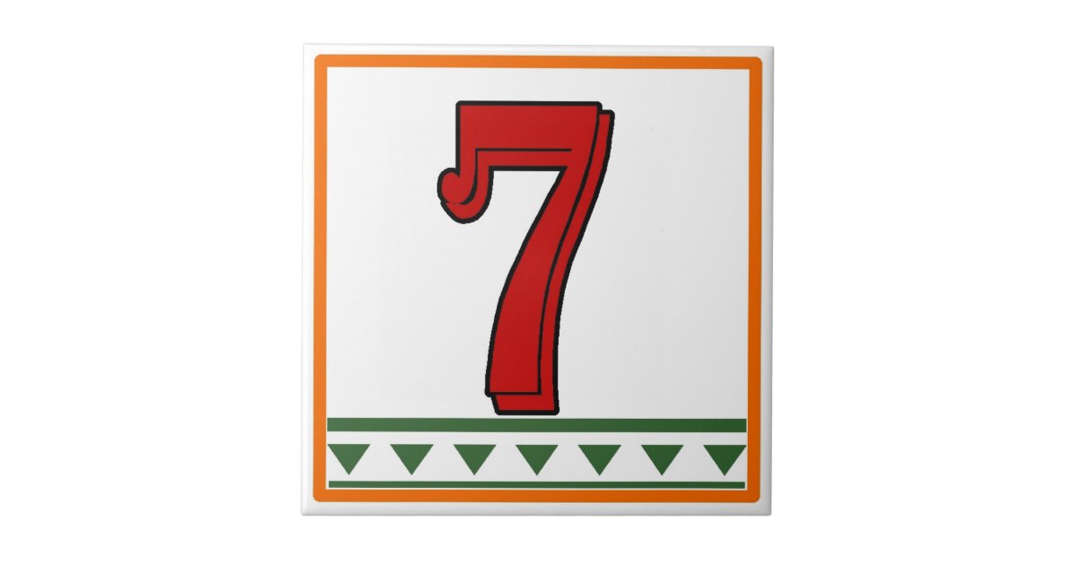 Rote Italienische Buchstaben U Zahlen Fliese Zazzle De