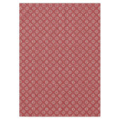 Rote Jacquard-Weihnachtsdecke Tischdecke (Vorderseite)