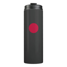 Rote Japan-Sonne Herren Thermosbecher