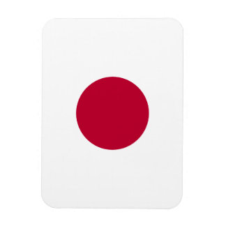 Rote Japan-Sonne Magnet