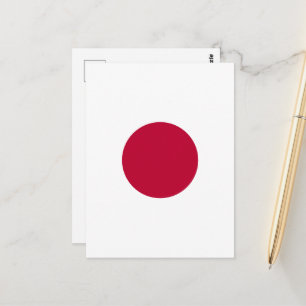 Rote Japan-Sonne Postkarte