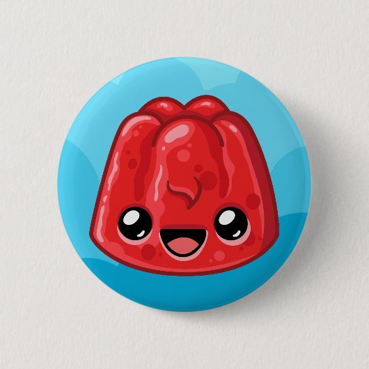 Rote Jelly - Happy Jump Button (Vorderseite)
