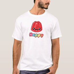 Rote Jelly Happy Text - Happy Jump T-Shirt