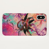 ROTE JESTER-MASK-Masquerade Pink-Monogramm Case-Mate iPhone Hülle (Rückseite (Horizontal))