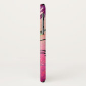 ROTE JESTER-MASK-Masquerade Pink-Monogramm Case-Mate iPhone Hülle (Hinten/Links)