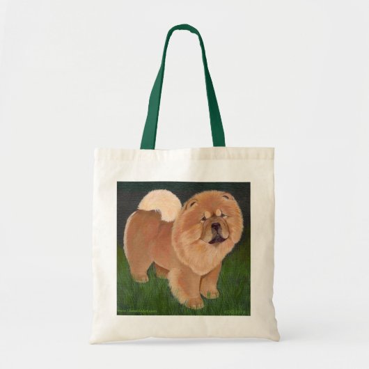 Rote junge Chow-Chow Tasche (Vorne)