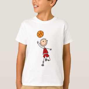 Rote Jungen-Basketball-T - Shirts und Geschenke